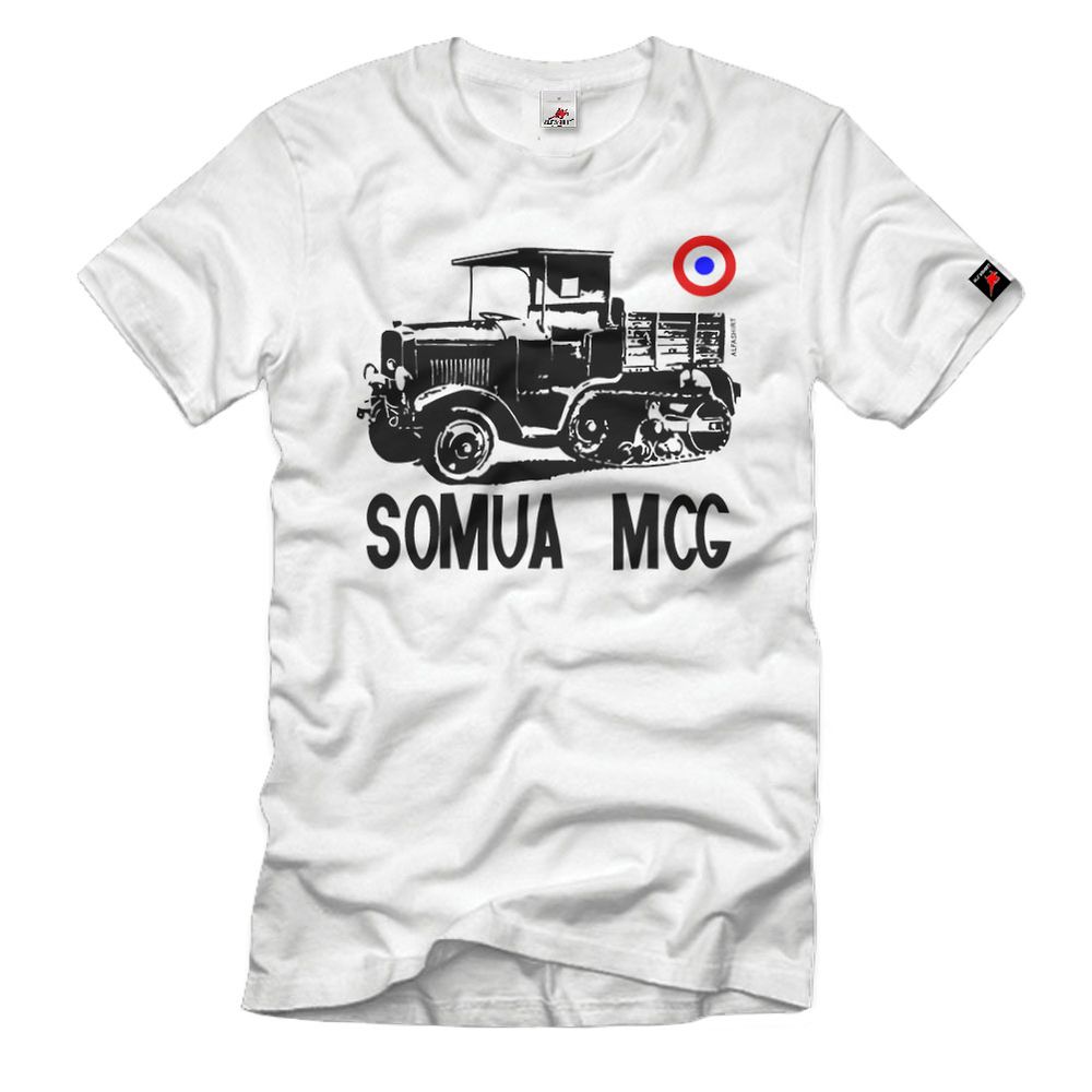 Laffly S 35 Truck France van T-shirt #32717
SOMUA MCG Half Chain Artillery Tractor Transport Vehicle T-Shirt # 32710