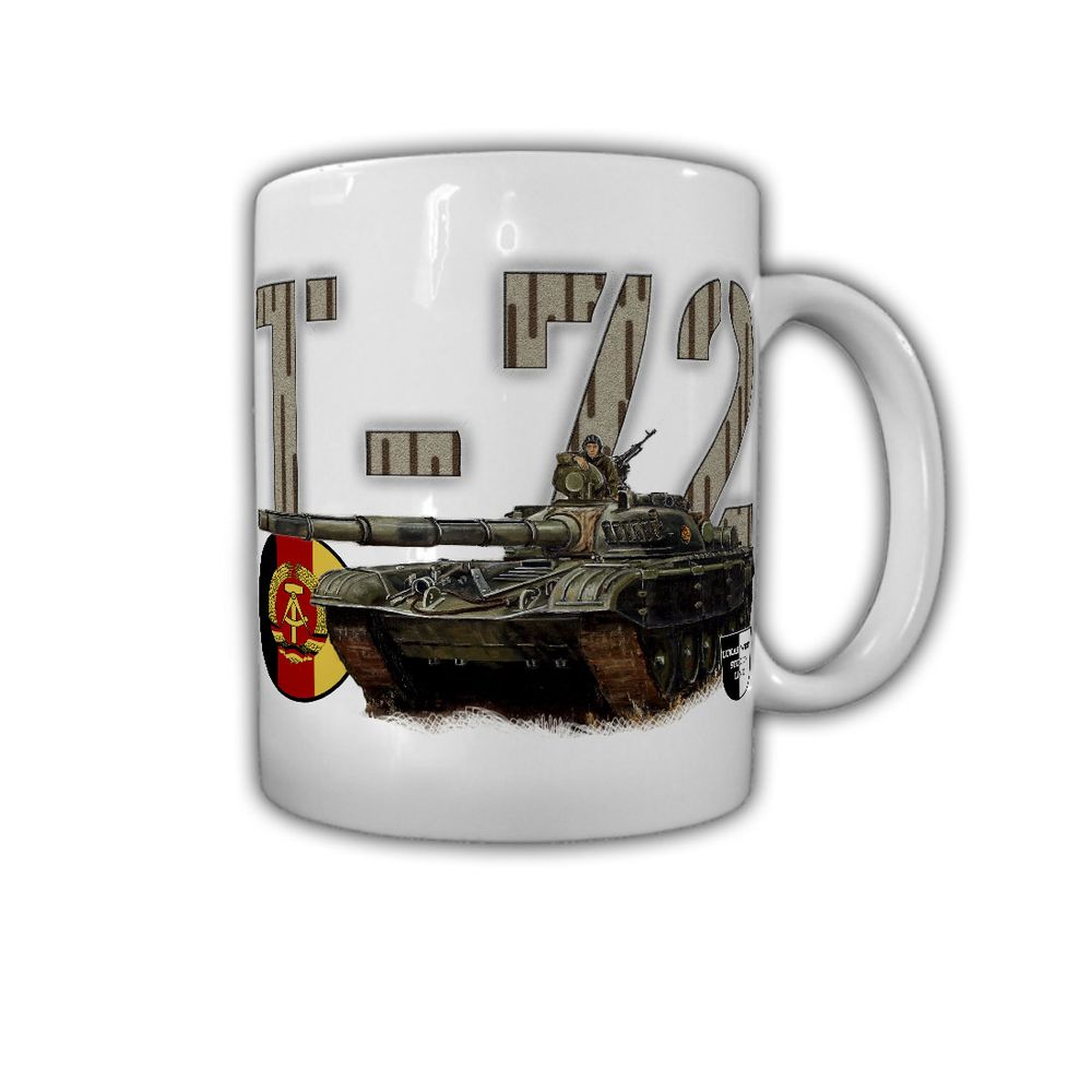 Tasse Lukas Wirp NVA T-72 Panzer DDR Gemälde Nationale Volksarmee  #26853
