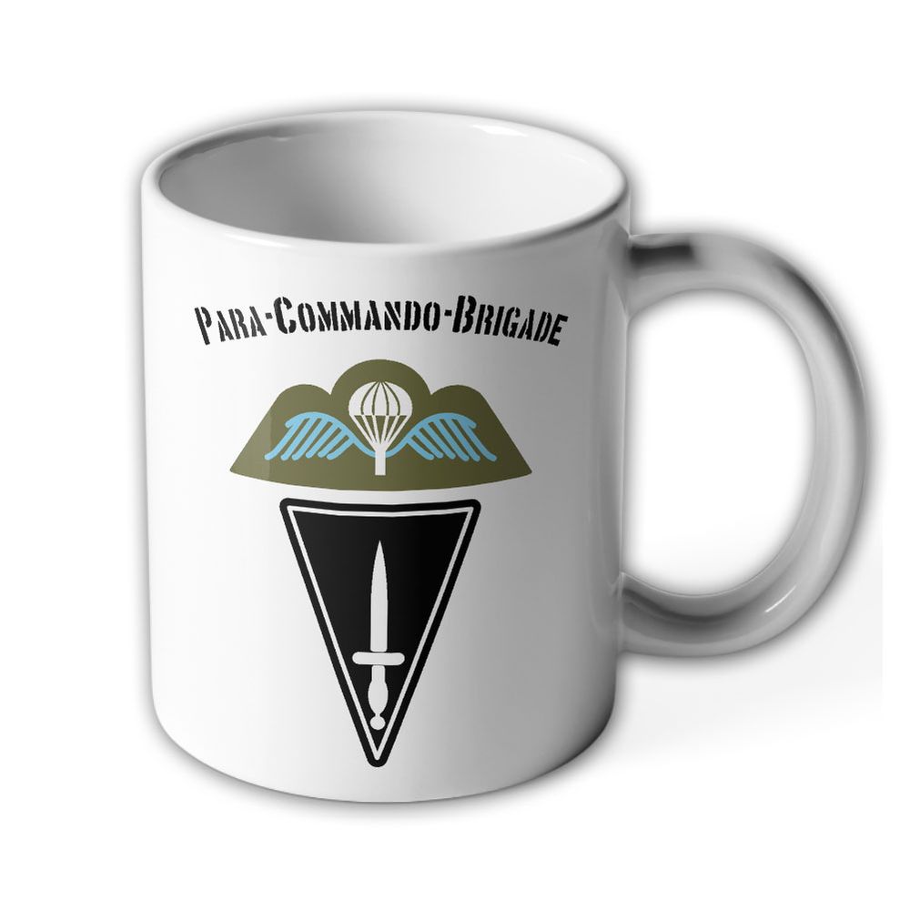 Tasse Para Commando Brigade Belgische Fallschirmjäger Einheit Wappen #13587