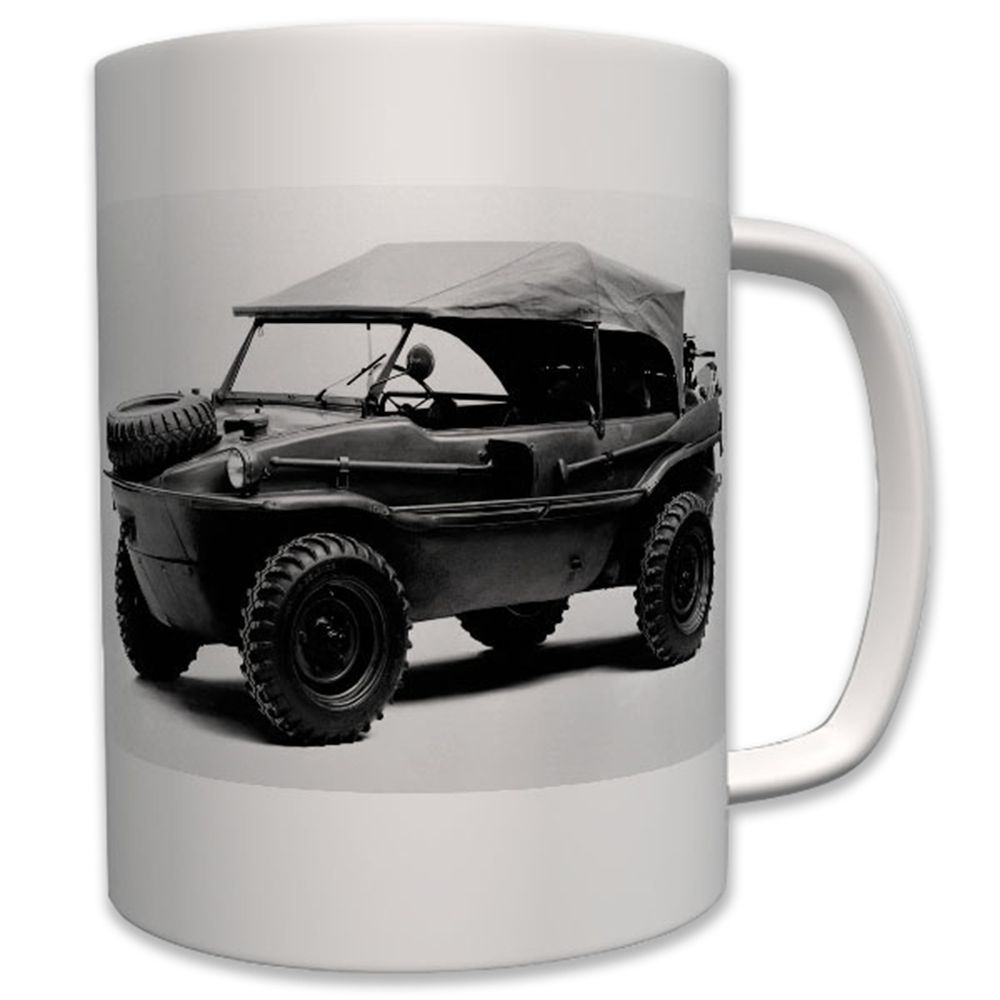 Schwimmkübel Schwimmwagen Typ 166 Kübel Wh Auto Fahrzeug - Tasse #7382