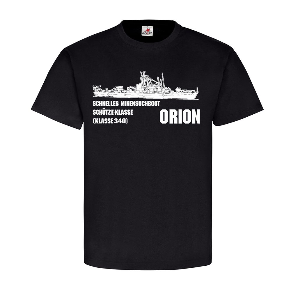 schnelles Minensuchboot Orion M 1053-1087 Schütze-Klasse T-Shirt#23836