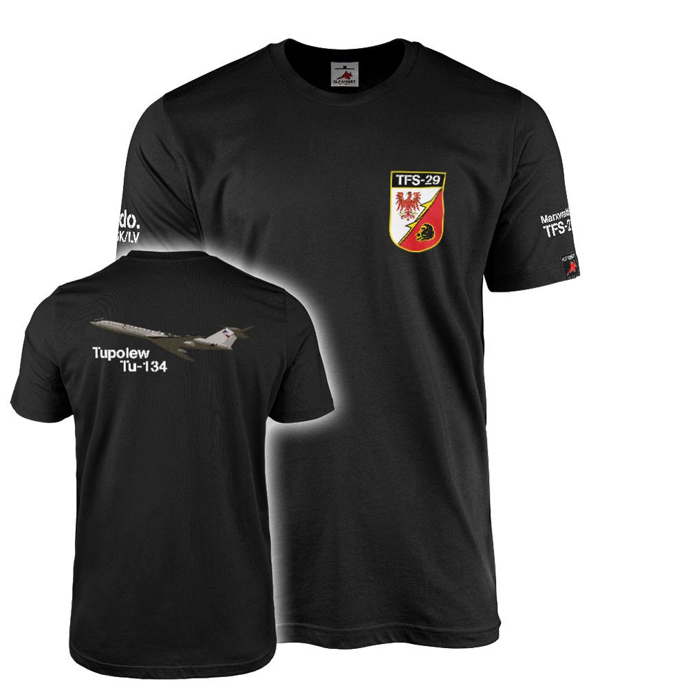 T-shirt Transport Air Squadron TFS-29 Tupolev Tu-134 crest #47784