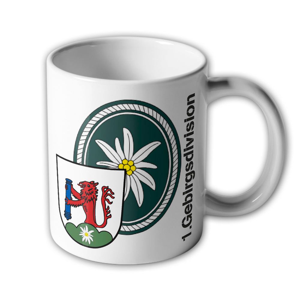 Tasse GebArtRgt 8 1 Gebirgsdivision Gebirgsartillerieregiment Becher#37372
