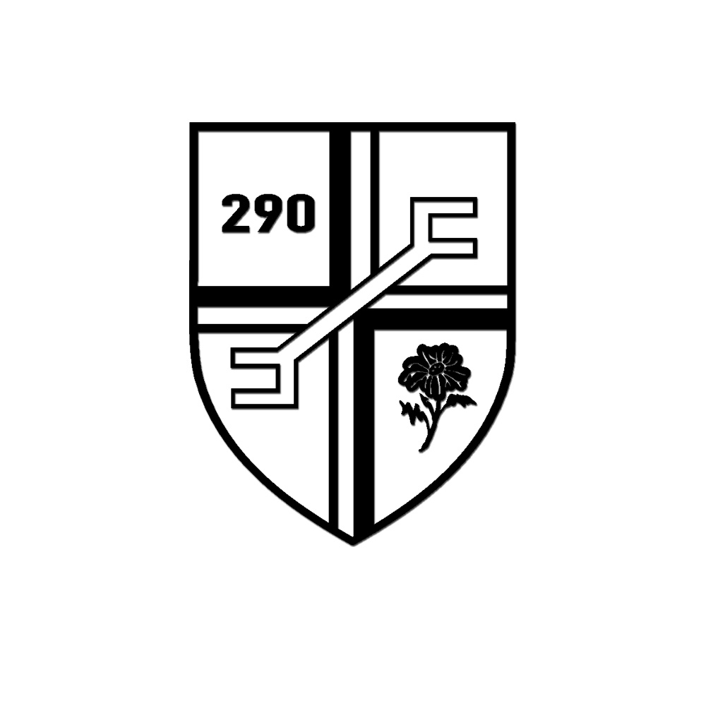 Repair company 290 Alb-Kaserne Stetten sticker coat of arms 7cm x 6cm # A5436