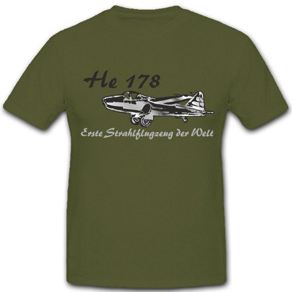 He 178 erstes Strahlflugzeug der Welt Jet Flugzeug - T Shirt #5492