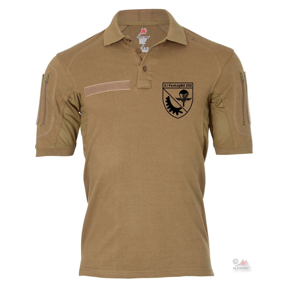Tactical Poloshirt Alfa - 3 FschJgBtl 252 3 Fallschirmjägerbataillon 252 #18952 Tactical Poloshirt Alfa - 3 FschJgBtl 252 3 Fallschirmjägerbataillon 252 #18952