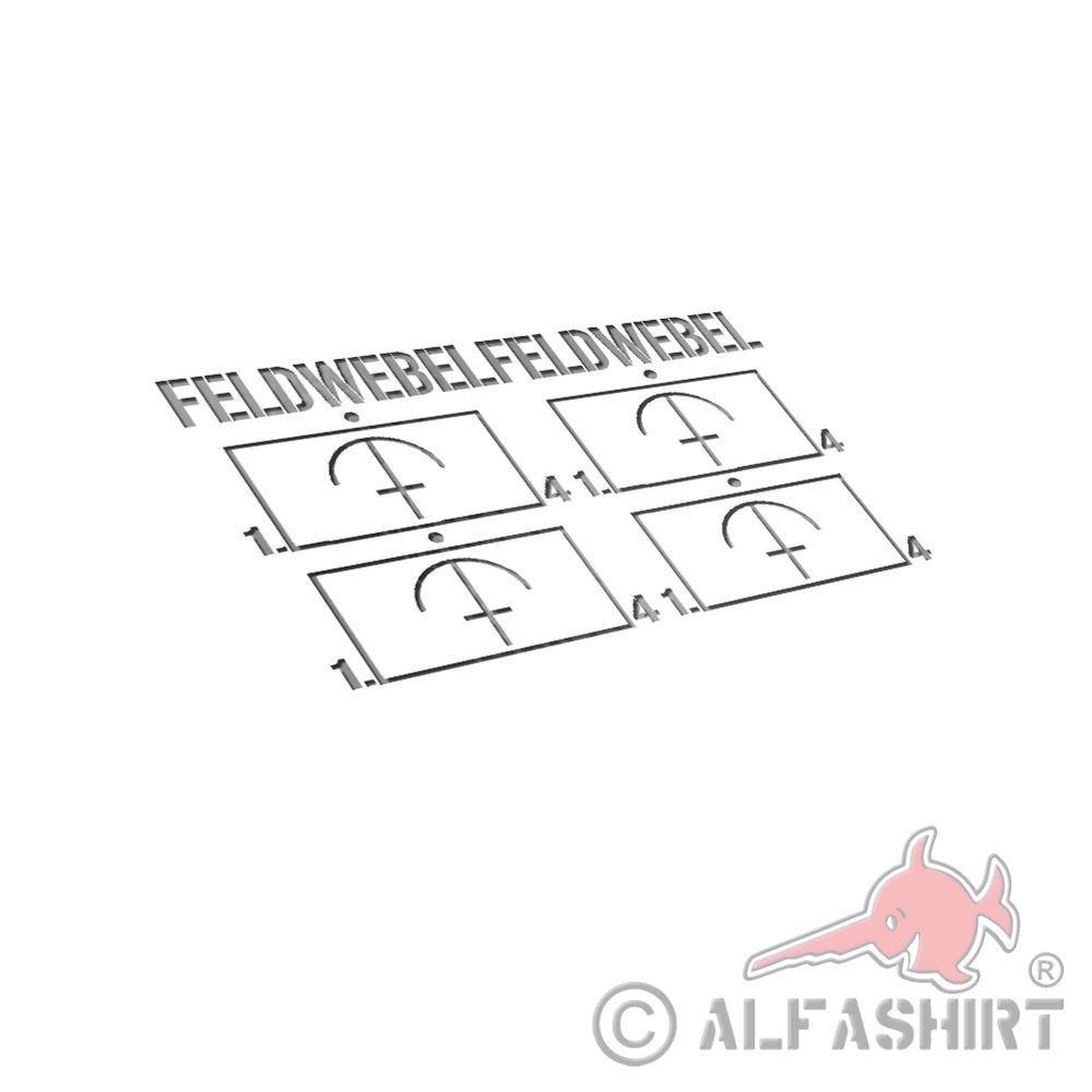 Tactical Sign Kradtrupp + Feldwebel Bundeswehr Army Krad 24x13cm # A4905