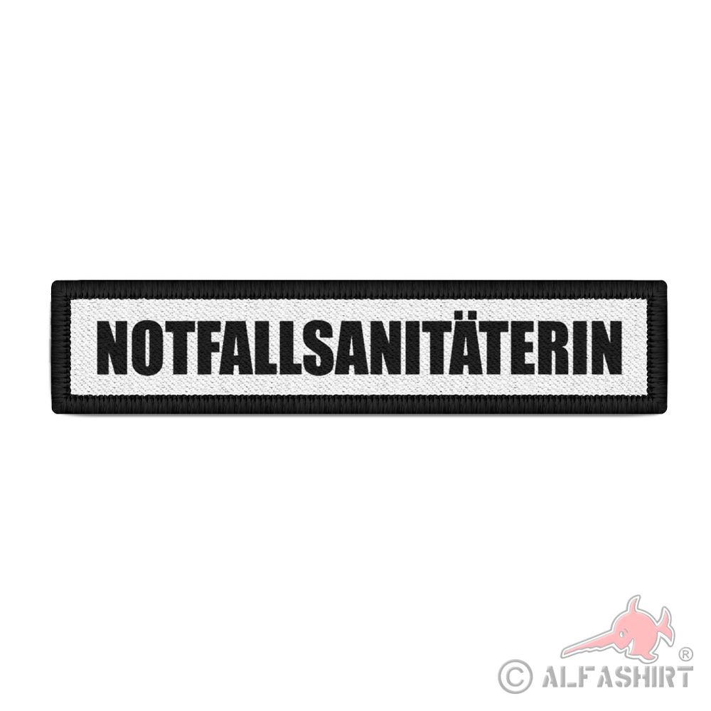 Patch Notfallsanitäterin NFS NOT-San Sanitäterin Beruf Aufnäher #40355