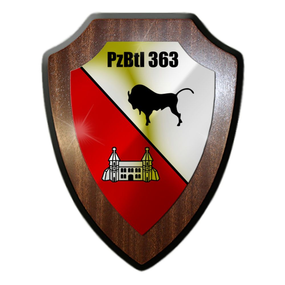 Heraldic shield Panzerbataillon 363 Bundeswehr Hardheim Baden # 36102