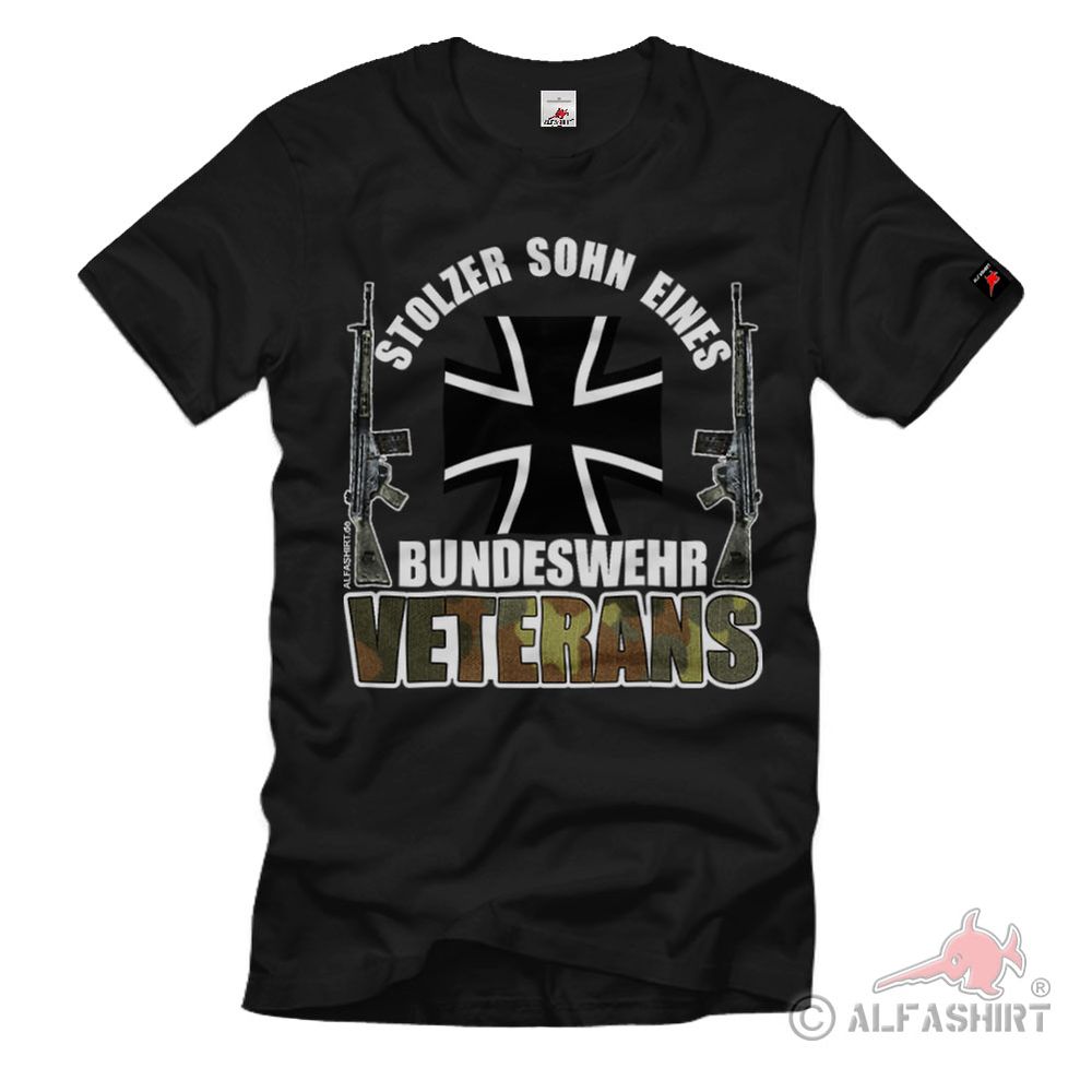 Proud son of a Bundeswehr veteran BW soldier use Balkan T-Shirt # 36193