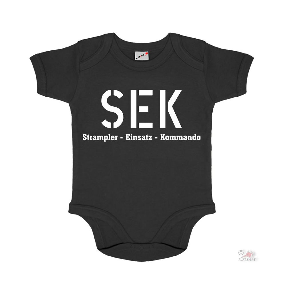 Baby Romper SEK Commando Commando Police Humor Fun Clothing Gift # 30651