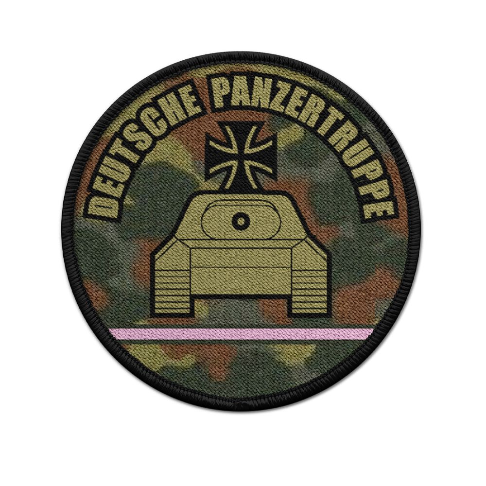 Patch BW Panzertruppe Flecktarn Kompanie PzBtl Zug Leopard Aufnäher #25734