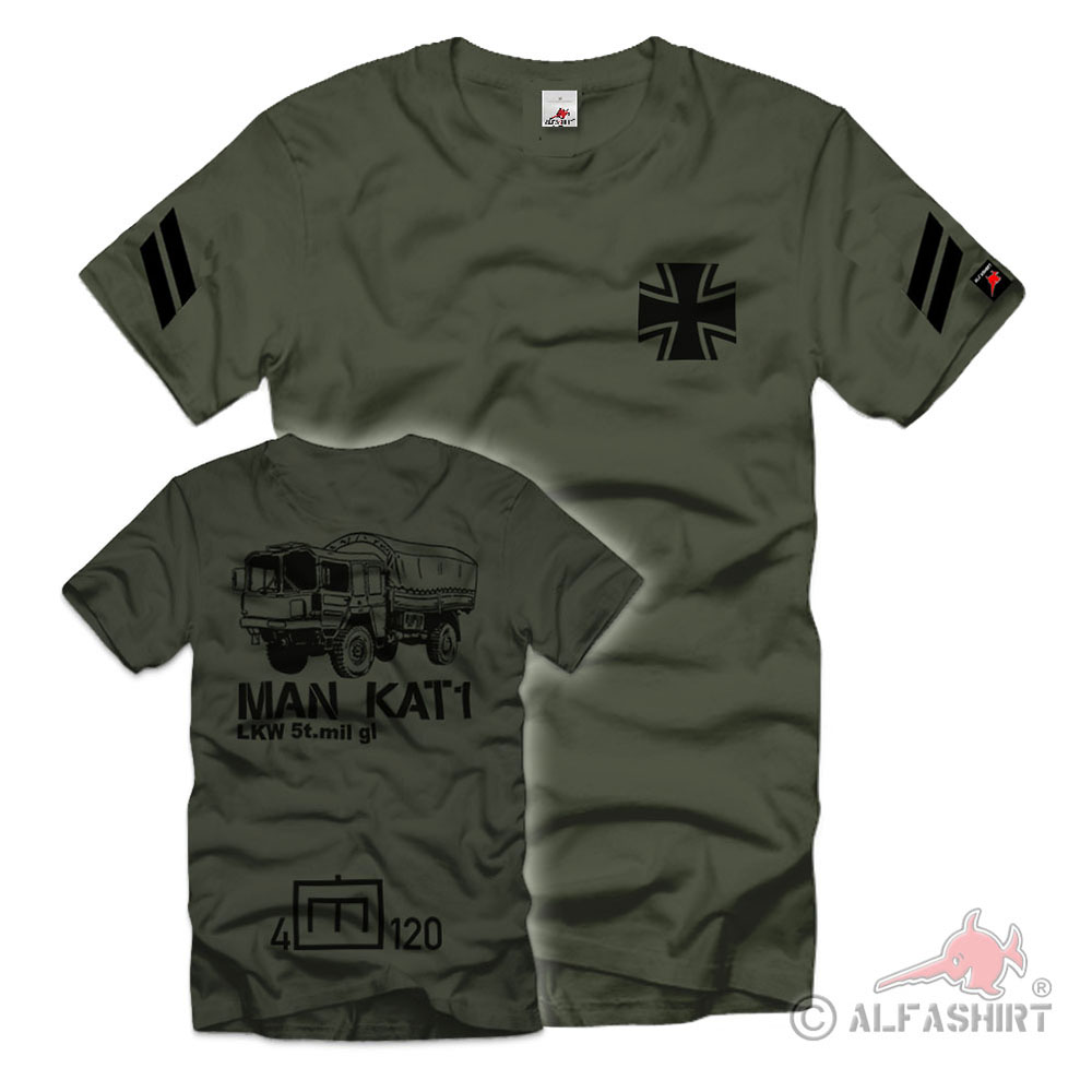 Kat 1 MAN 4 PiBtl 120 OG Rücken 5t mil gl 5 Tonner Plane Oldtimer Army #35305