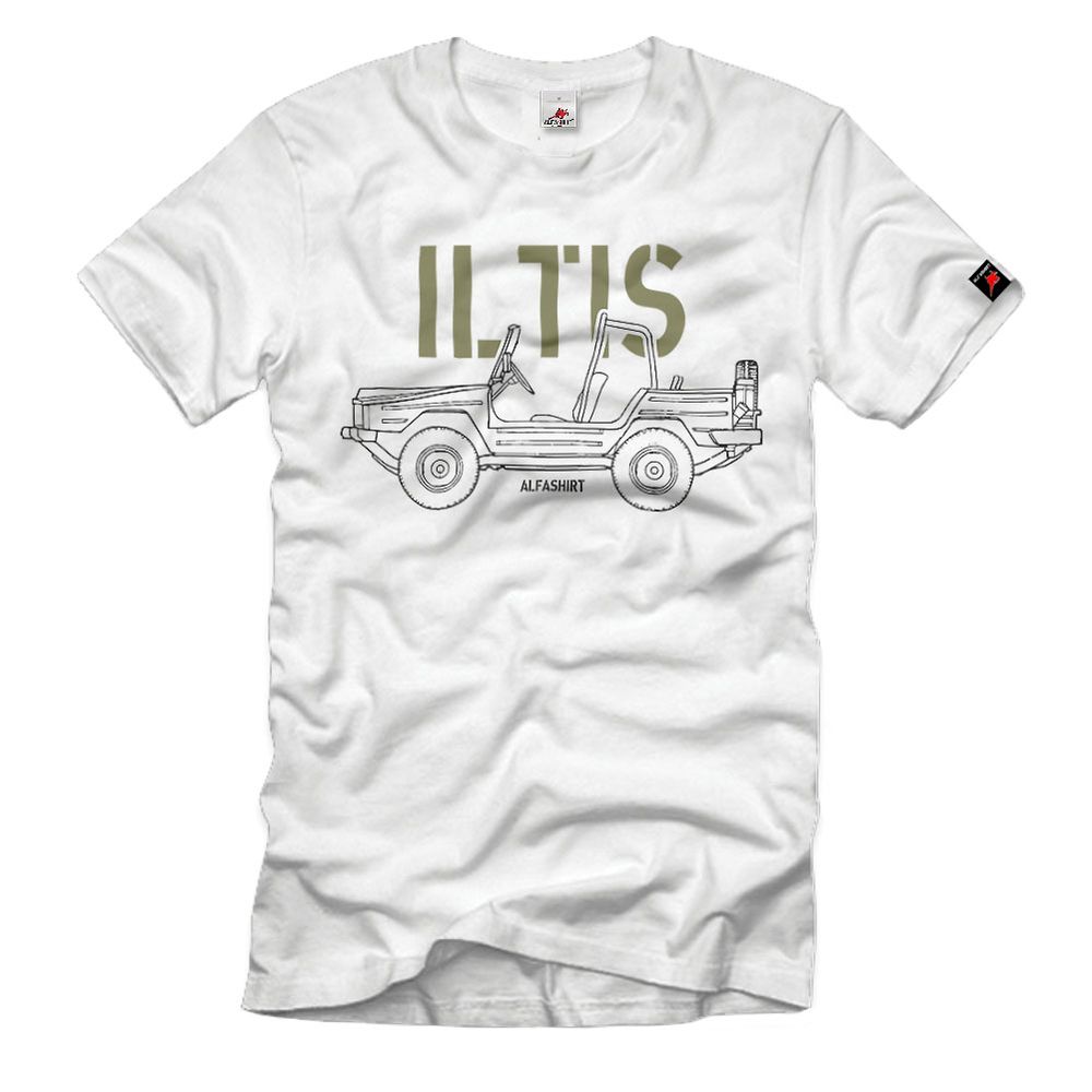 ILTIS oldtimer 4x4 Bundeswehr type 183 SUV car truck t-shirt # 32690