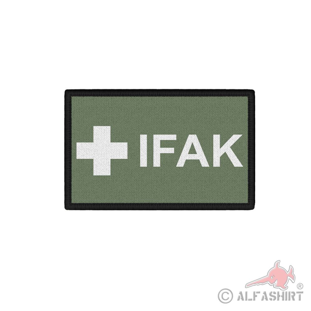 Patch 7,5x4,5cm IFAK Ausstattung Sanitäter Material Outdoor Einsatz #41123