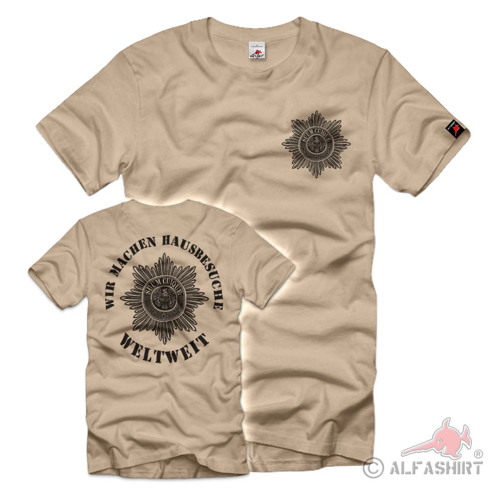 Feldjäger We make home visits Suum Cuique Bundeswehr Military T-Shirt # 39662