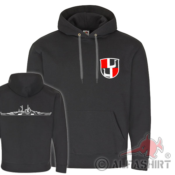 Schlachtschiff Tirpitz Typ 2 Schlachtschiff Marine Bismarck Klasse Hoodie #17750