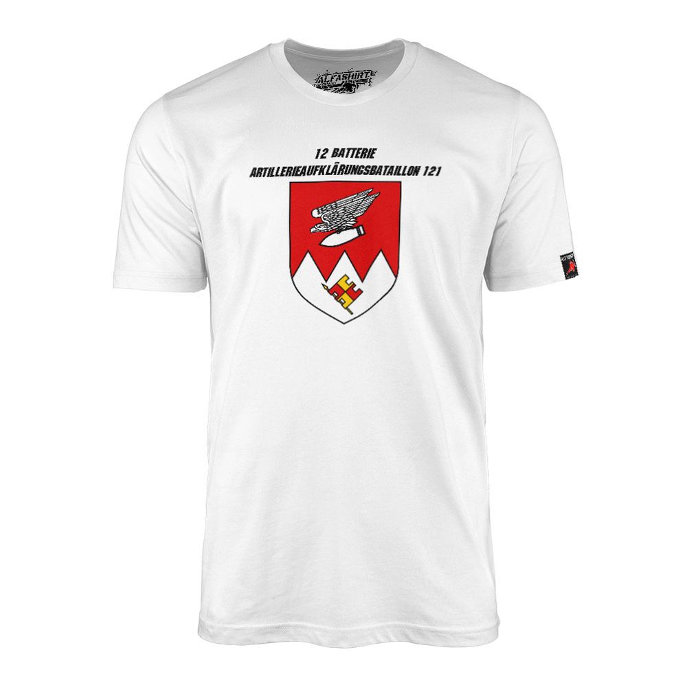 12 Battery Artillery Reconnaissance Battalion 121 - Bundeswehr - T Shirt # 11299
