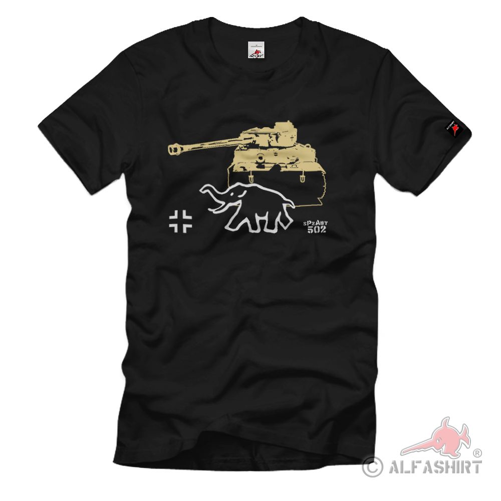 WK Tiger Spzabt WH Schwere Panzer Abteilung Bamberg Major Märker - T Shirt #1254
