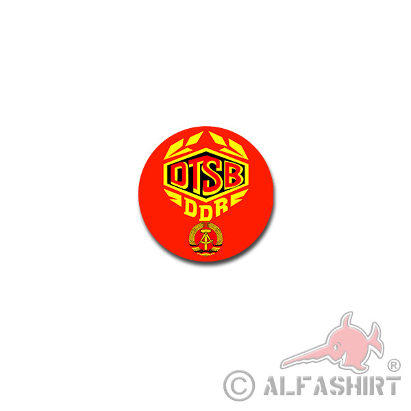 DTSB Aufkleber Sticker Deutscher Turn Sport Bund DDR 7x7cm#A4114