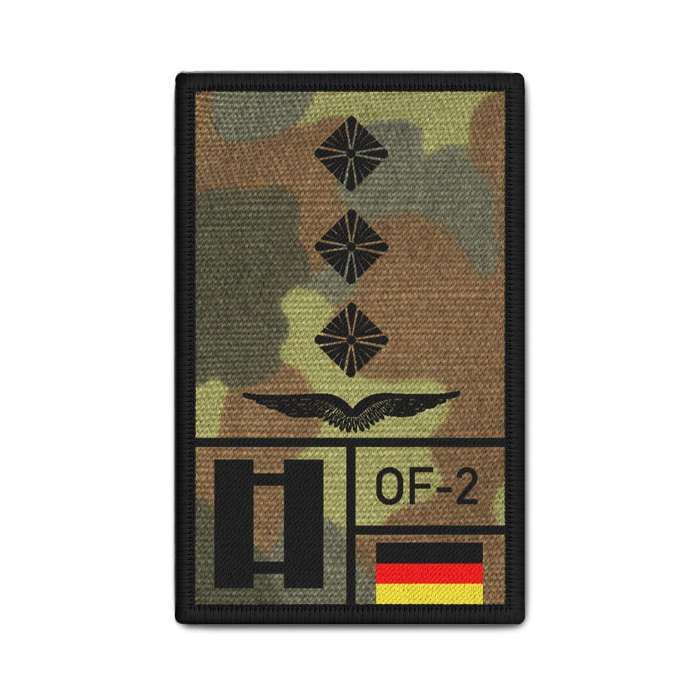 Rank Patch Bundeswehr Heer Luftwaffe Marine Flecktarn #BW-Patch