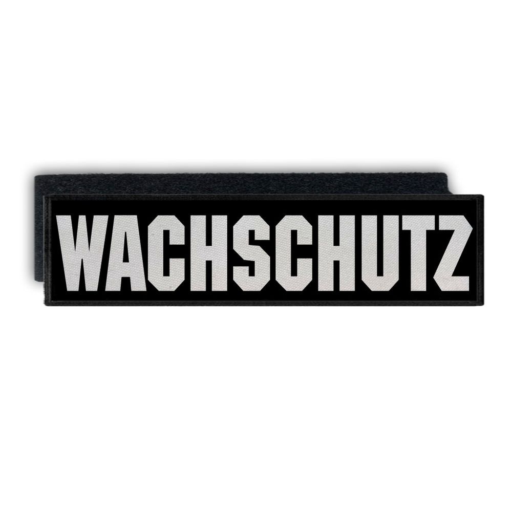 Rückenpatch Wachschutz Sicherheit Security Sicherheitsdienst Objektschutz #33500