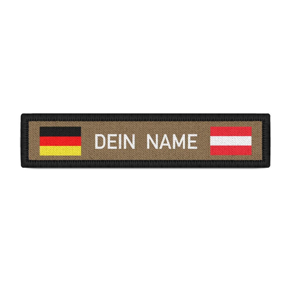 Namenschild Deutschland Österreich Personalisiert Patch mit Namen Austria #37596