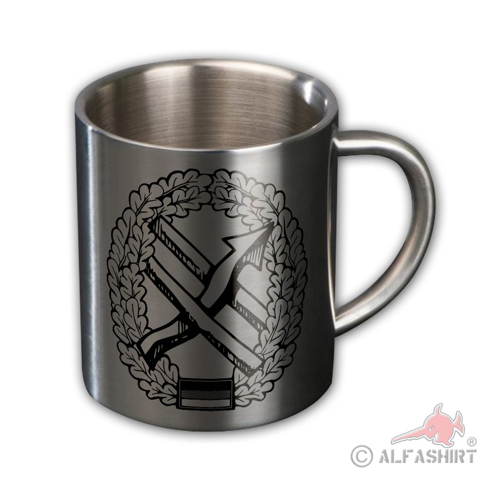 Metallbecher OpKom Bundeswehr PSK PSV Psychologische Kriegsführung #44020