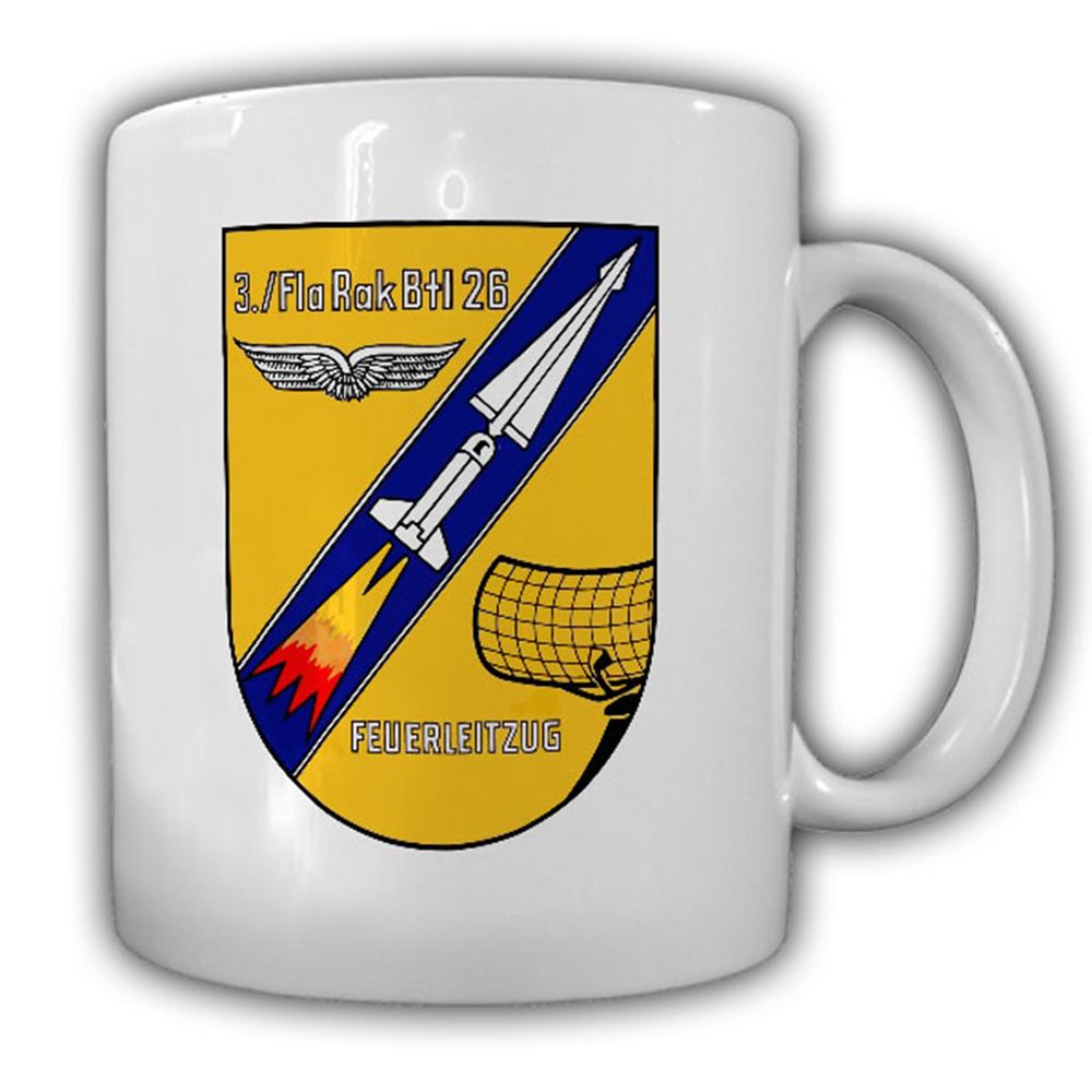 3 FlaRakBtl 26 Feuerleitzug Flugabwehrraketenbataillon Bundeswehr - Tasse #14740