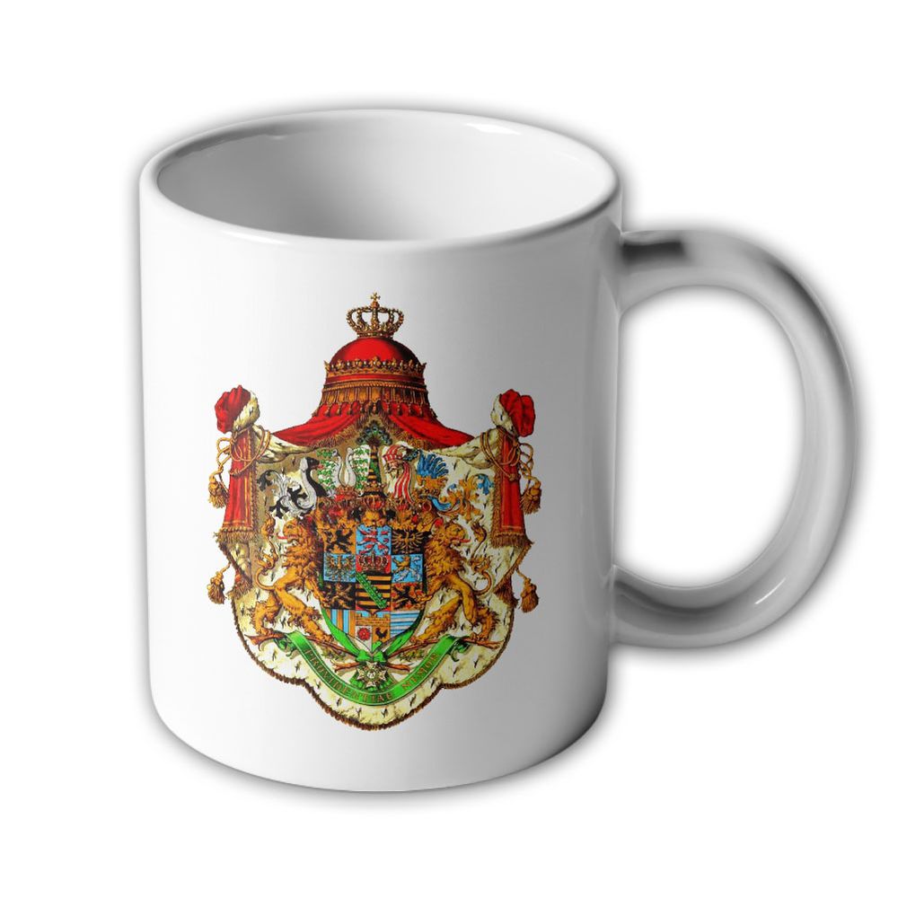 Tasse Wettin Haus Albert Linie Streitkräfte Armee Geschichte #9420
