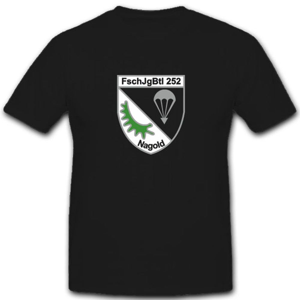 Bundeswehr Fschjgbtl 252 Nagold Fallschirmjäger Bataillon- T Shirt #3937