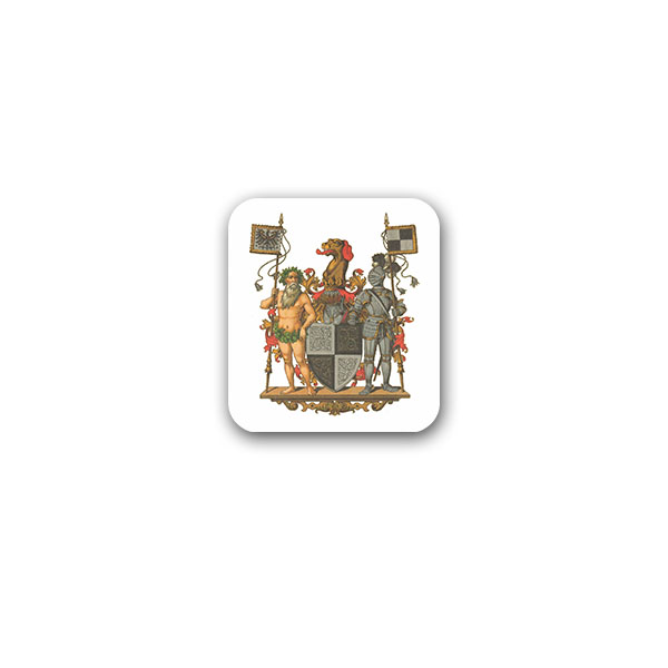 Aufkleber/Sticker Hohenzollernsche Lande Preußische Provinz Wappen 6x7cm A3195
