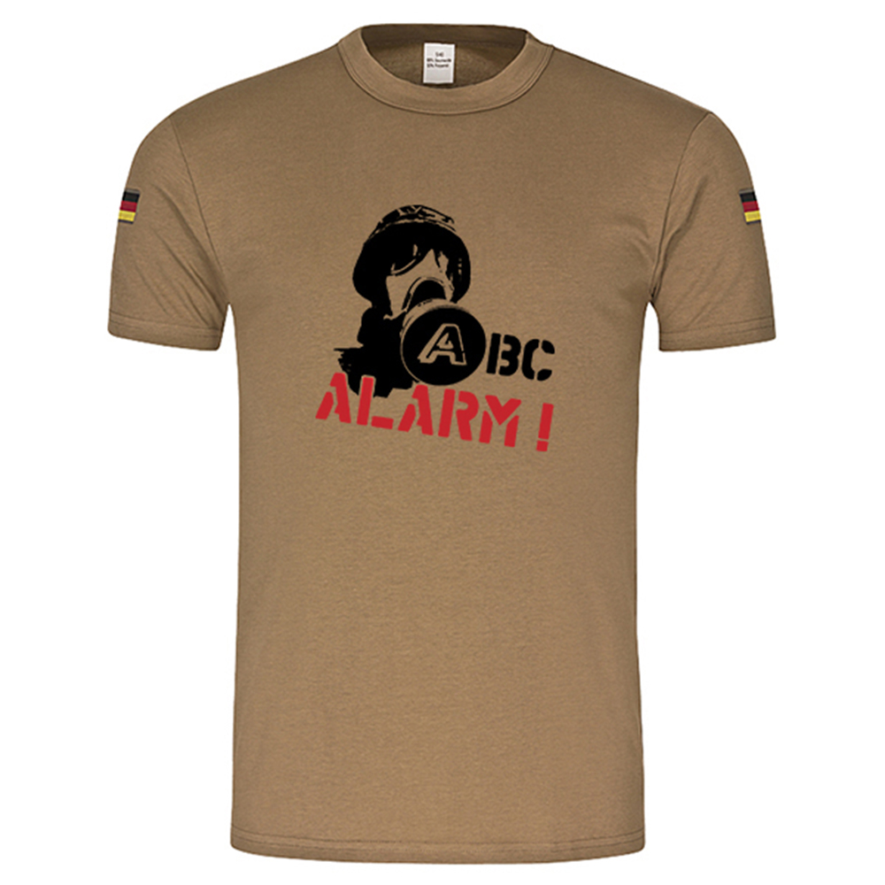 ABC Alarm Gasmaske Soldat original Tropenshirt nach TL Tropenhemd #14834