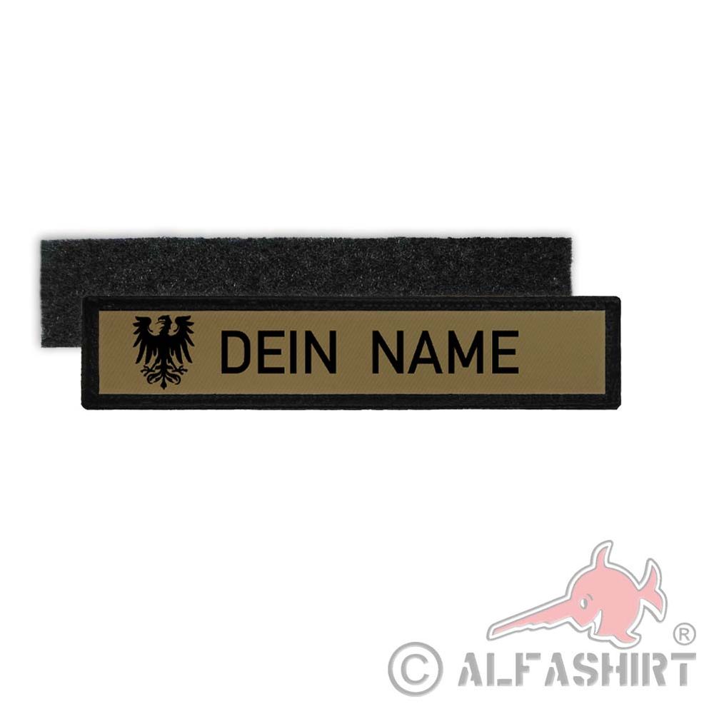 Namenschild Flat Dark Earth FDE Personalisiert Patch Erkennungszeichen #36069