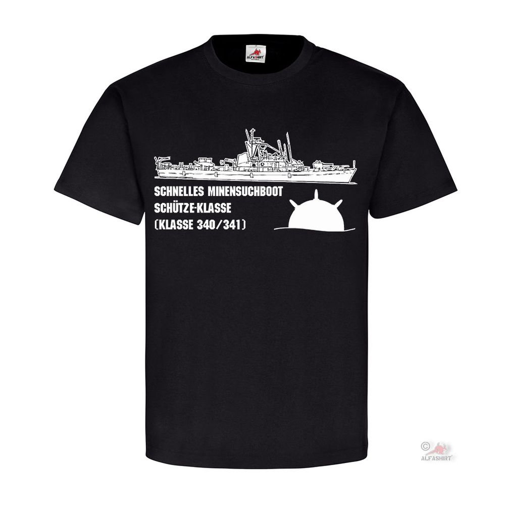 schnelles Minensuchboot Schütze Klasse Marine BW SM-Boot - T Shirt #17948