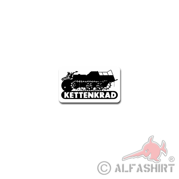 Kettenkrad Sticker Sticker Kettenkraftrad Sonderkraftfahrzeug 12x7cm # A4250