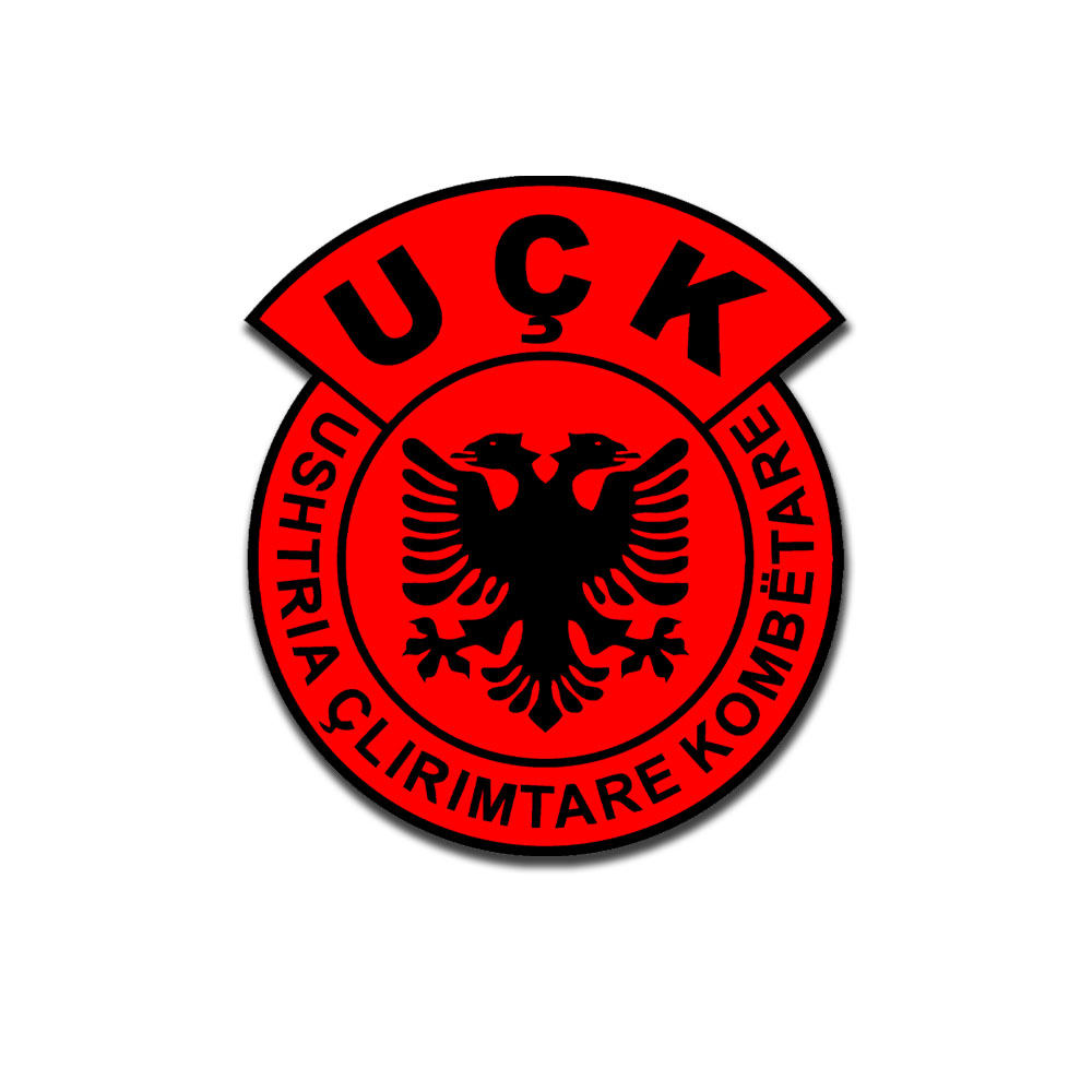 UCK Sticker Kosovo Army Liberation Army Independence 6x7cmA5586