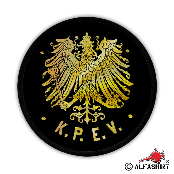 Patch KPEV Königlich Preußische Eisenbahn Verwaltung Wappen Preußen Adler #14680