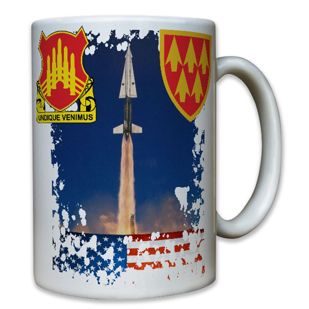 71st Ada 32nd Aadcom Us Army Wappen Raketen Hercules Amerika - Tasse #7837