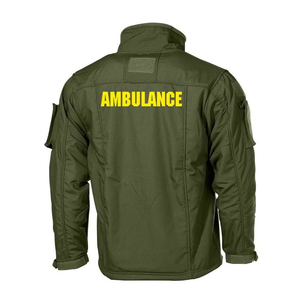 Combat Fleecejacke Ambulance Gestickt Sanitäter Notarzt Doktor Feldarzt #32201