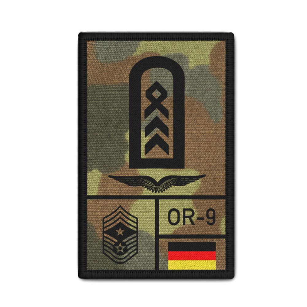 Rank Patch Bundeswehr Army Air Force Navy Flecktarn #BW patch
