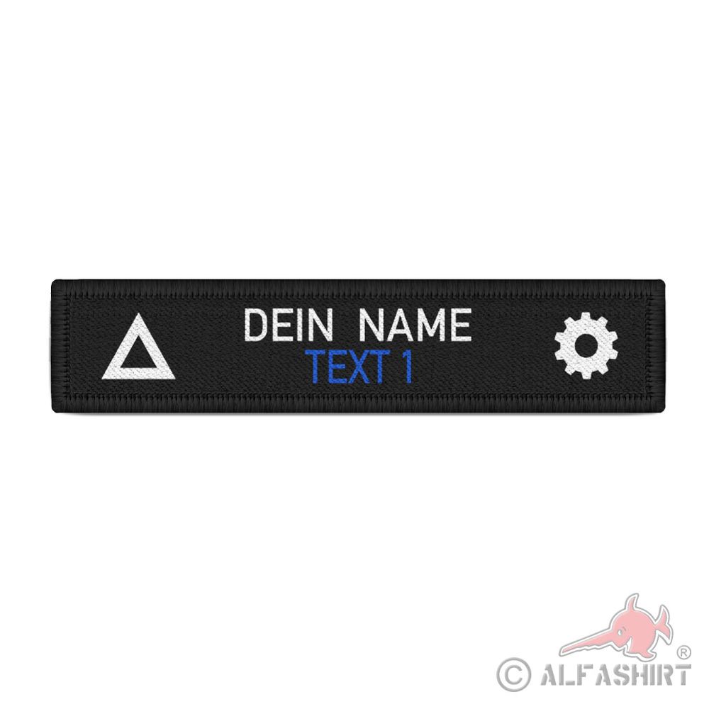 Namenspatch 12x2,5cm personalisiert Hilfswerk Sanidienst Rettungsdienst #44440