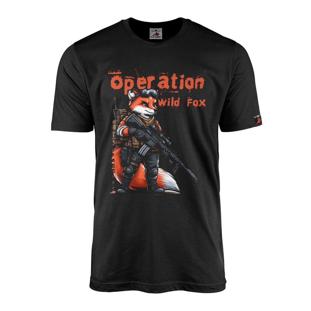 Operation Wild Fox Militär Fuchs Soldat Militär Armee Bundeswehr T-Shirt#46280