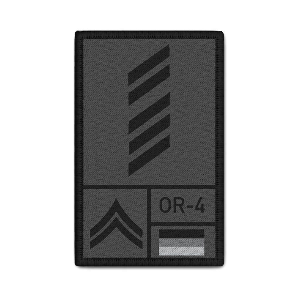 Rank Patch Bundeswehr Heer Luftwaffe Marine Grau #BW-Patch