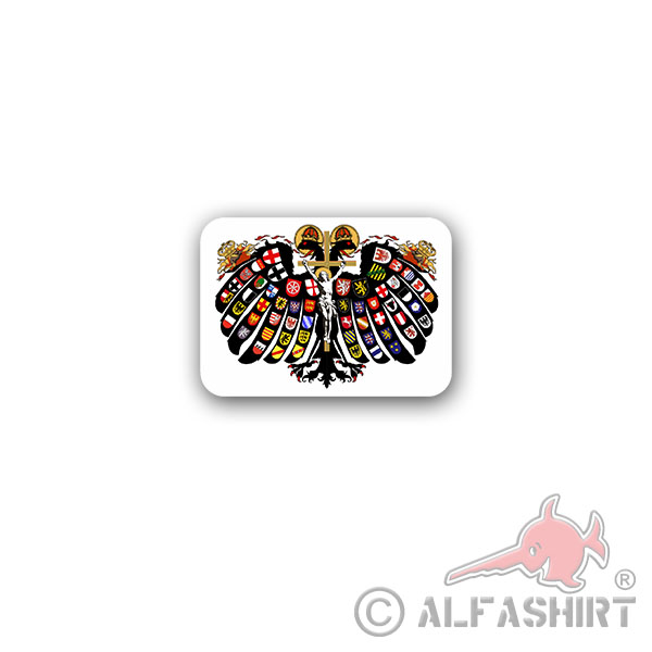Sticker Quaternion Eagle David de Negker Eagle Romans 10x7cm A3175