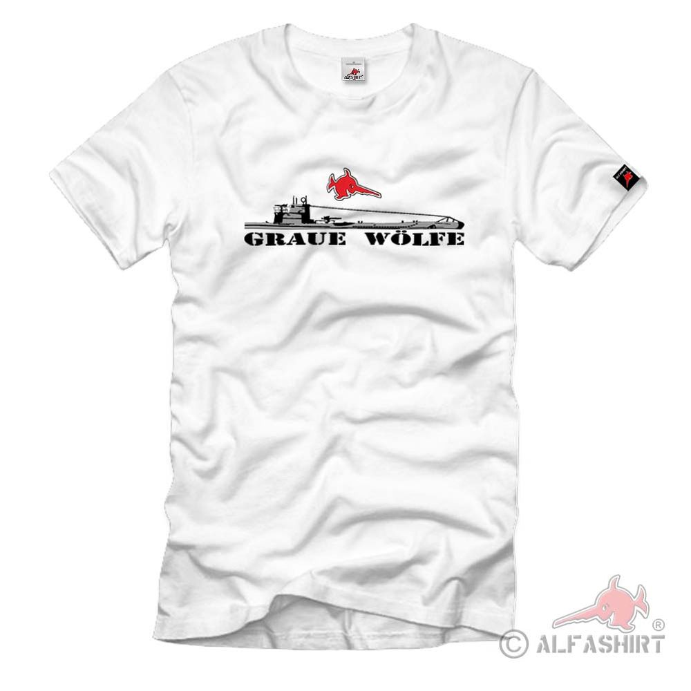 Deutsche U Boot Waffe WK2 Graue Wölfe UBoot - T Shirt #1749