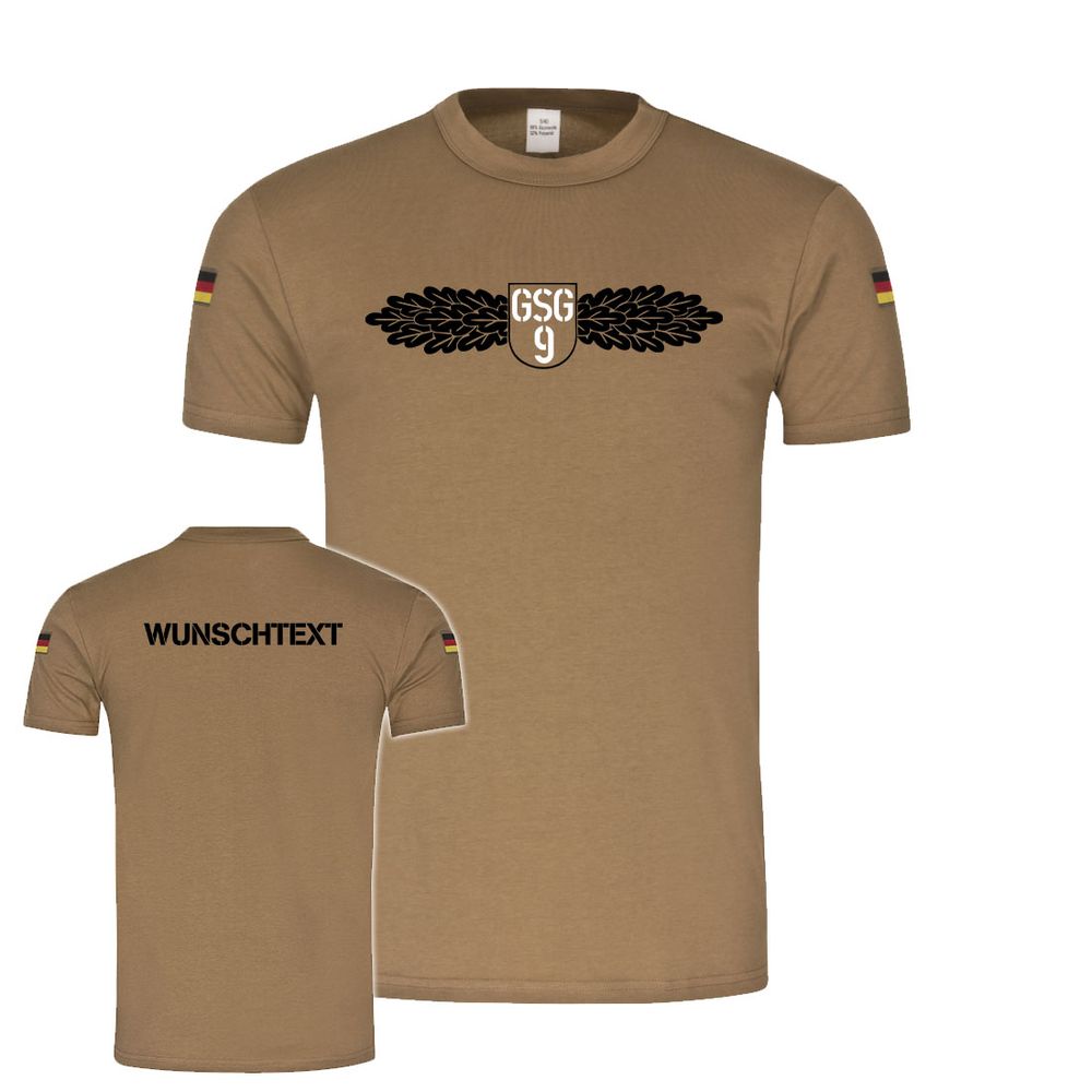 BW Tropenshirt personalisiert Tropen GSG 9 Bundespolizei Grenzschutzgruppe#46480