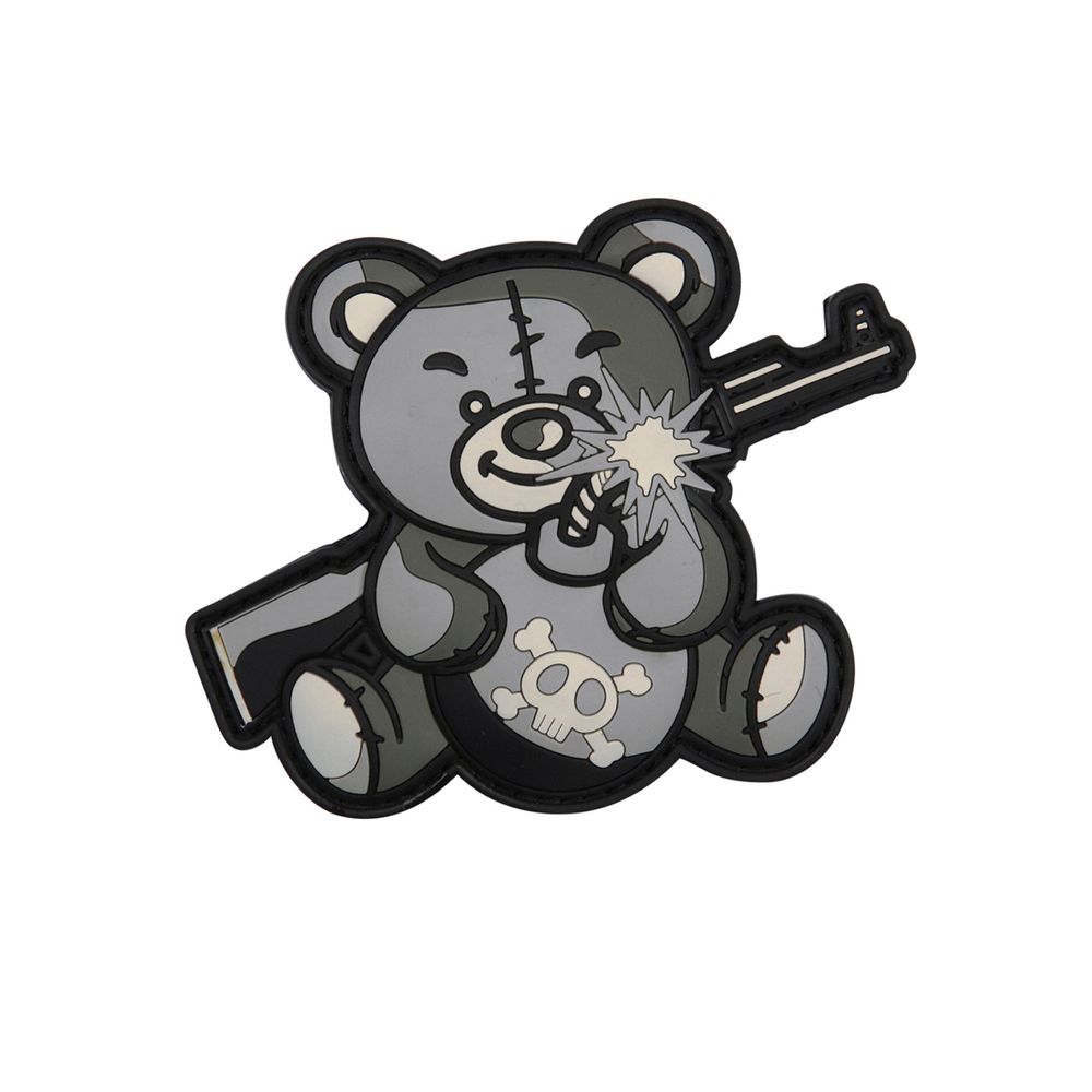 Terror Teddy Terrorkuscheltier Bombe Teddybär Gun Boy Girl Patch 7x10 cm#26745