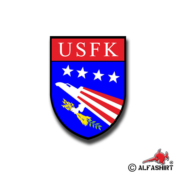 Sticker US Forces Korea Coat of Arms Military Badge US Army 7x5cm A1053