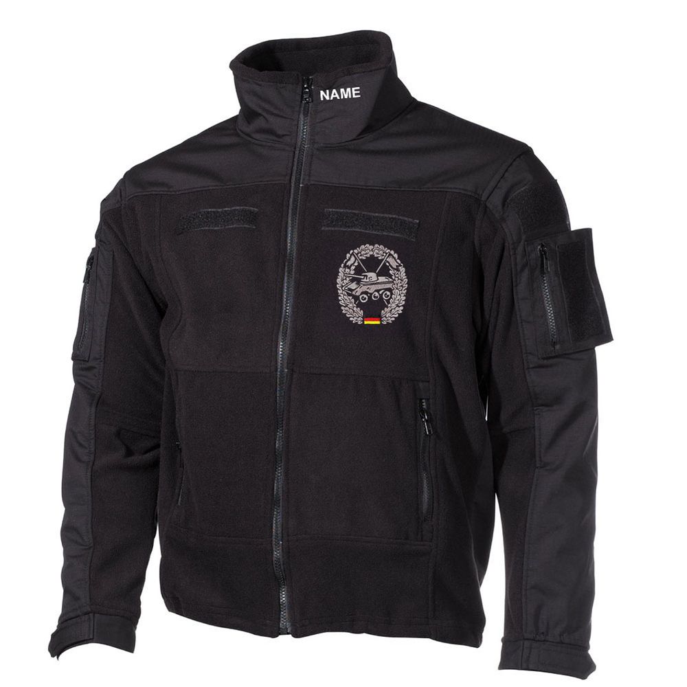 Combat Fleece Jacket EMBROIDERED Tank Reconnaissance Reconnaissance Luchs Bundeswehr #30492
